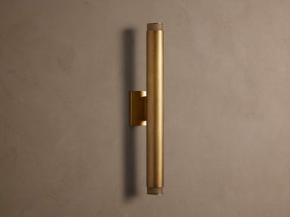 Spotlight Outdoor Sconce in Brass