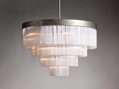 Cameron 4 Tier Selenite Chandelier