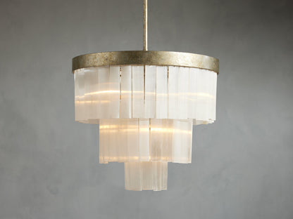 Cameron 3 Tier Selenite Chandelier