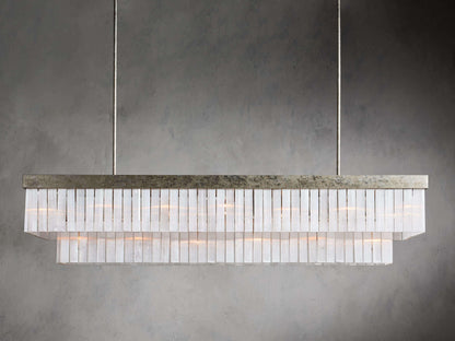 Cameron Rectangular Selenite Chandelier