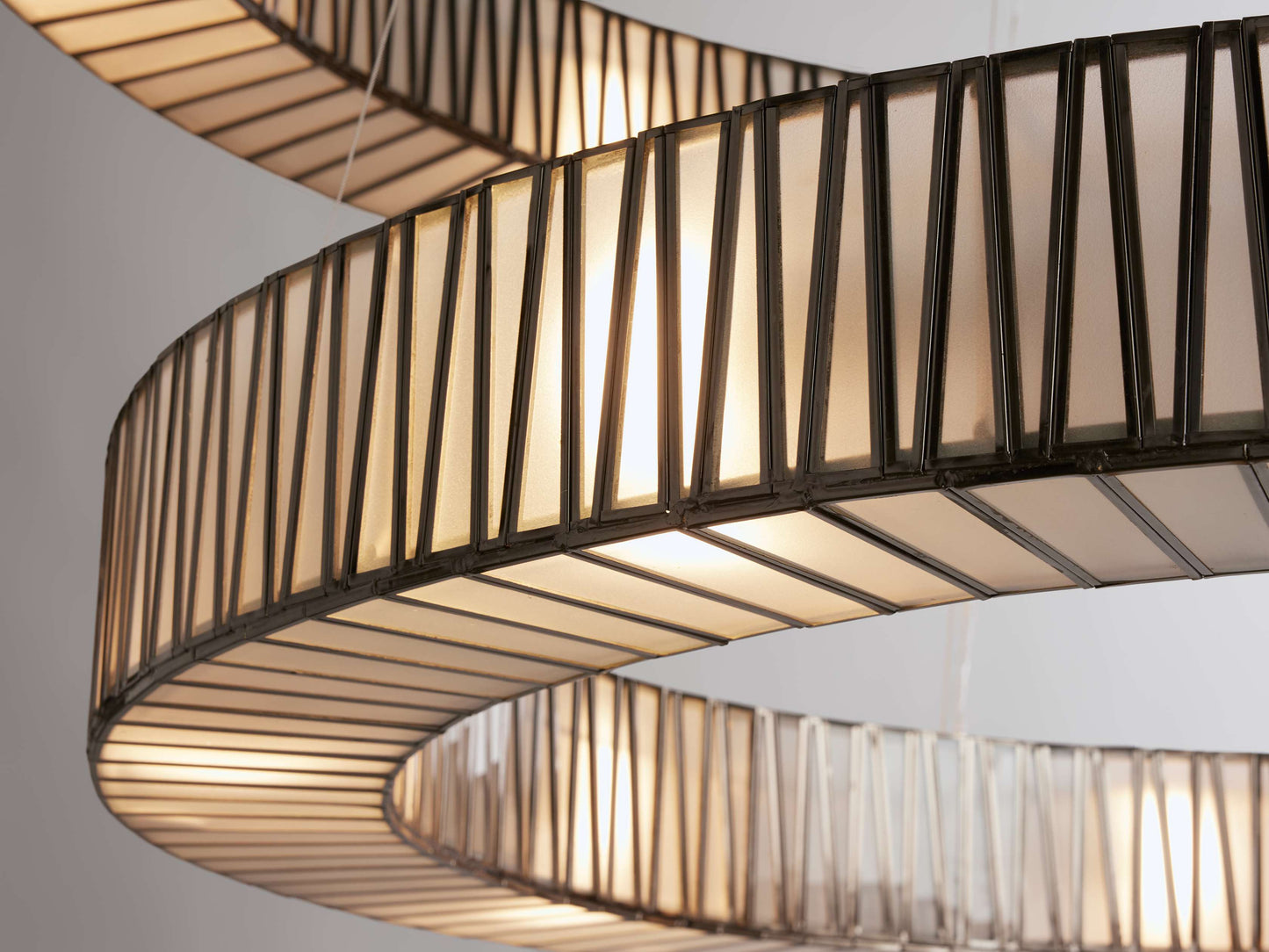 Jeunet 2-Tier 60" Round Chandelier in Nickel