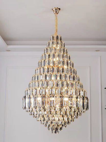 Staircase/Foyer Chandelier With High Clarity Crystals Luxury Ceiling Light - Richardrider
