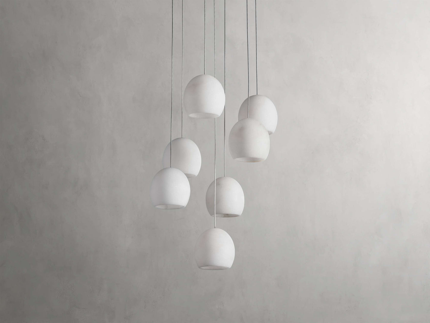 Arica Alabaster Round Chandelier