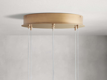 Arica Alabaster Round Chandelier