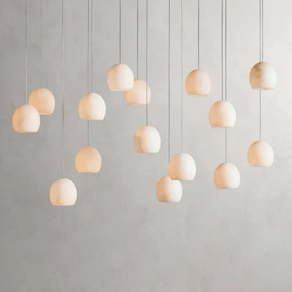 Arica Alabaster Rectangular Chandelier