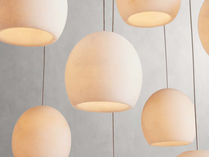 Arica Alabaster Rectangular Chandelier