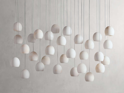 Arica Alabaster Rectangular Chandelier