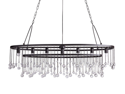 Aubrey 7 Light Oval Chandelier