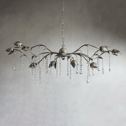 Viticcio Rectangular Chandelier in Silver