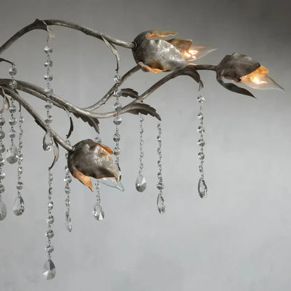 Viticcio Rectangular Chandelier in Silver