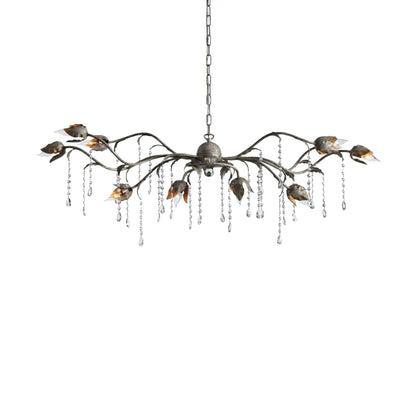Viticcio Rectangular Chandelier in Silver