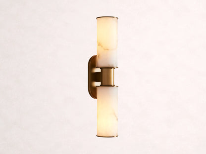 Harlin 2-Light Wall Sconce in Alabaster