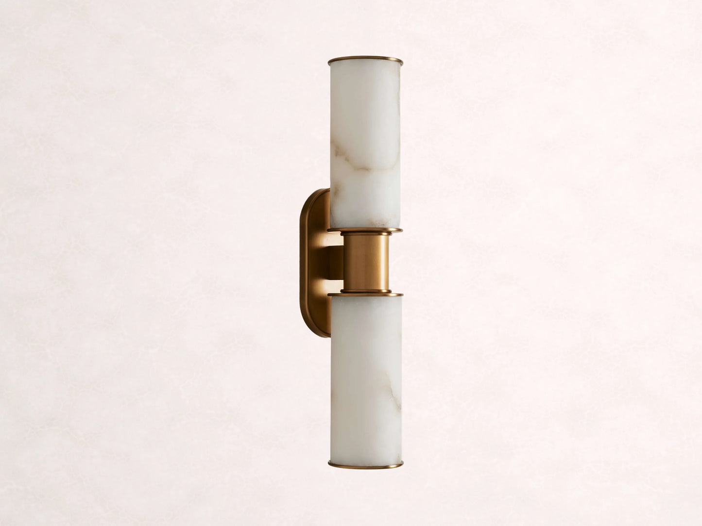 Harlin 2-Light Wall Sconce in Alabaster