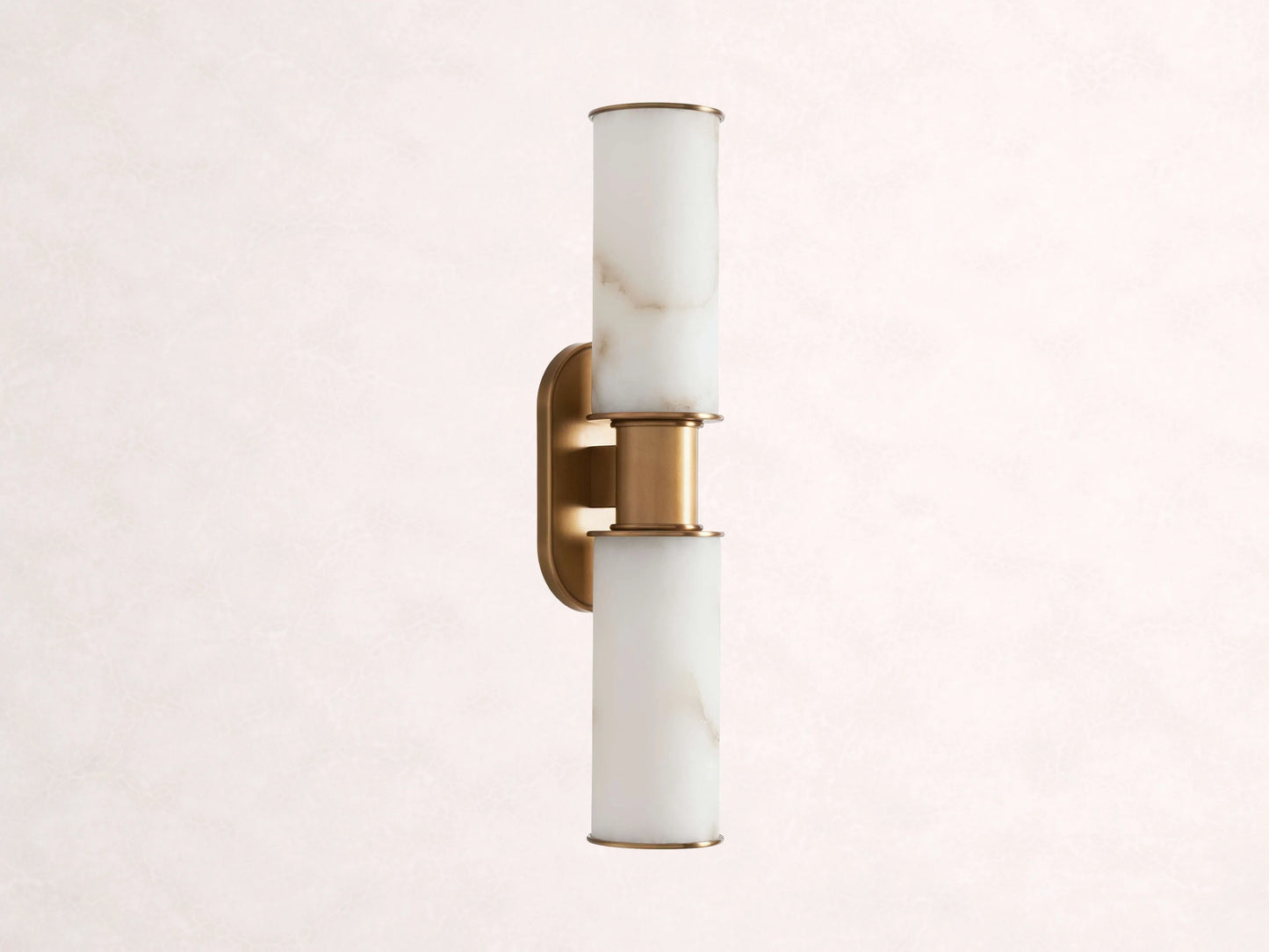 Harlin 2-Light Wall Sconce in Alabaster