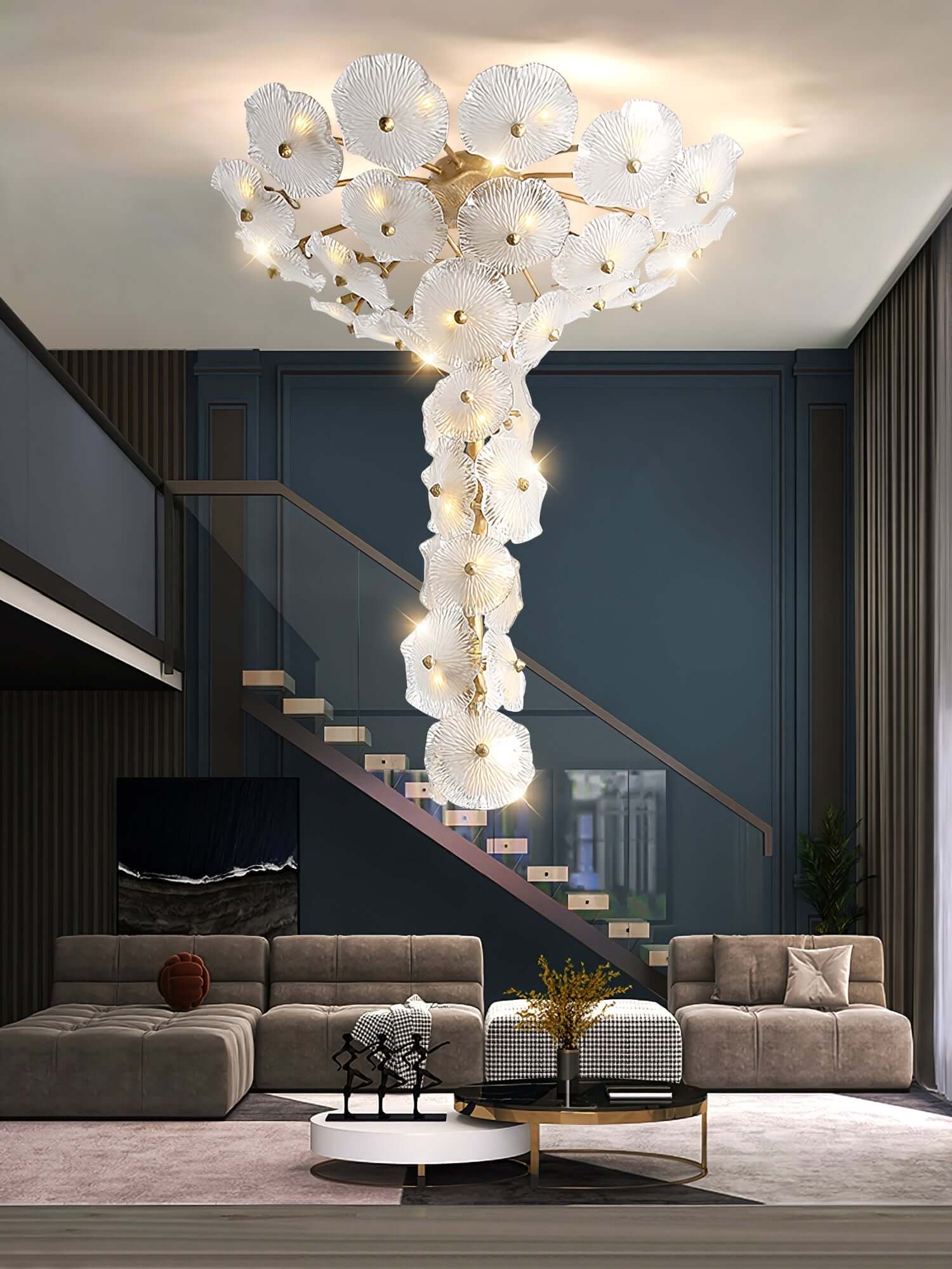 Nenufar Water Lily Chandelier 23.6" 31.5" - Richardrider