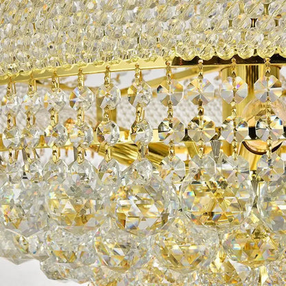 Kaler Elegant Luxury Living Room Three Tier Crystal Chandelier 30" D - Richardrider