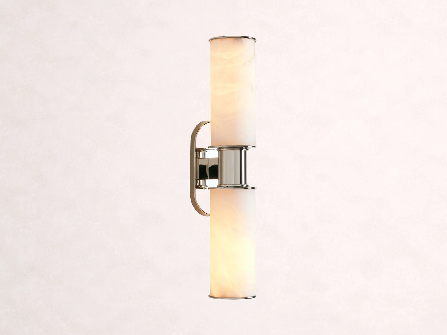 Harlin 2-Light Wall Sconce in Alabaster