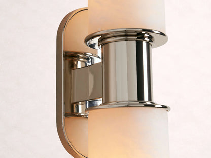Harlin 2-Light Wall Sconce in Alabaster