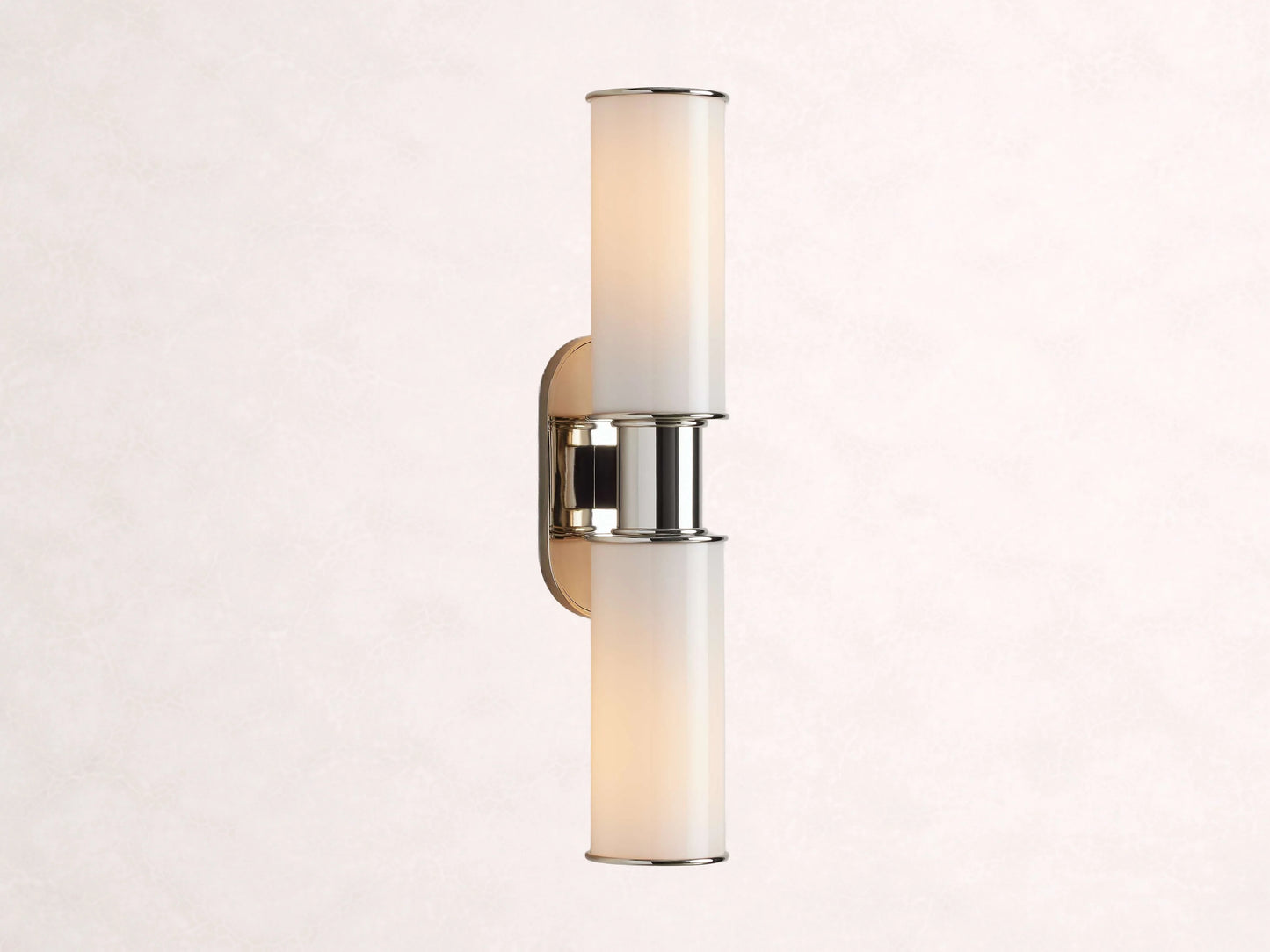 Harlin 2-Light Wall Sconce in Milk