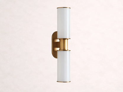 Harlin 2-Light Wall Sconce in Milk