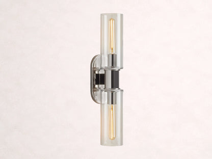 Harlin 2-Light Wall Sconce in Clear
