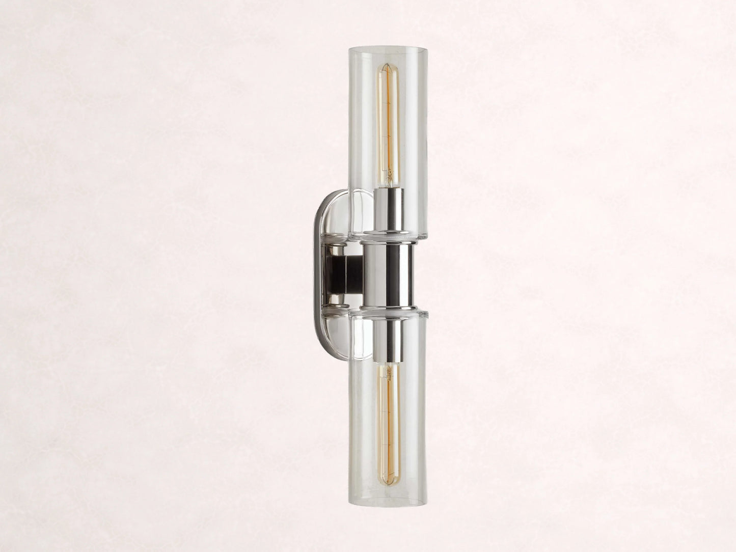 Harlin 2-Light Wall Sconce in Clear