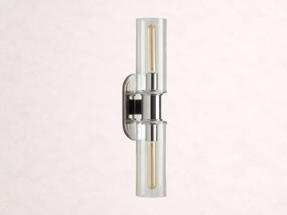 Harlin 2-Light Wall Sconce in Clear