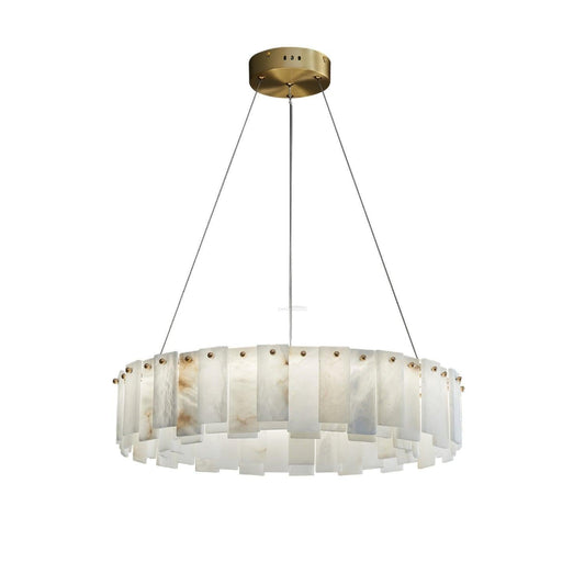 Halos Alabaster Round/Square Chandelier - Richardrider