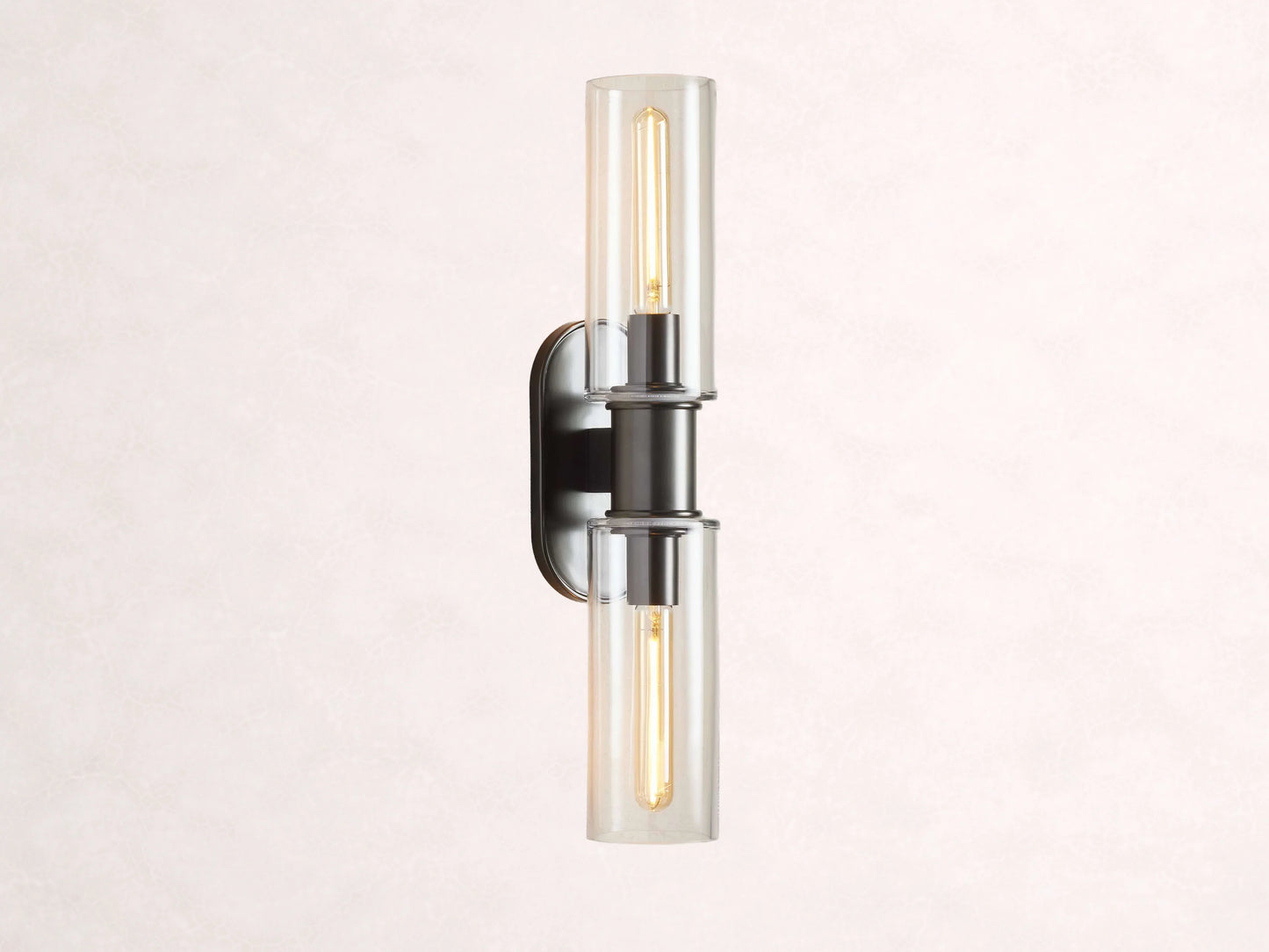 Harlin 2-Light Wall Sconce in Clear