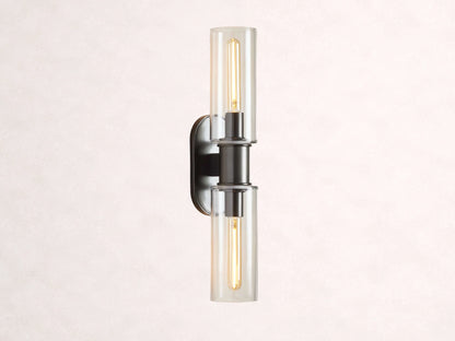 Harlin 2-Light Wall Sconce in Clear