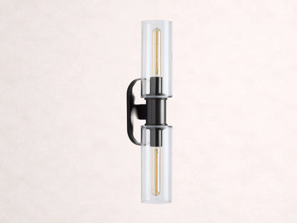 Harlin 2-Light Wall Sconce in Clear
