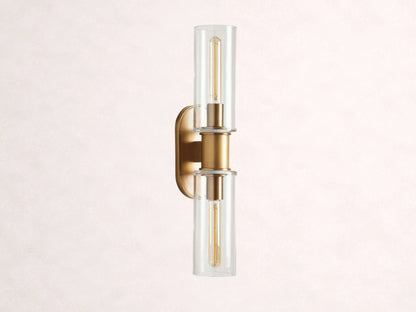 Harlin 2-Light Wall Sconce in Clear