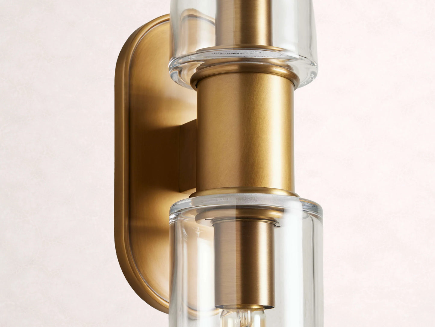 Harlin 2-Light Wall Sconce in Clear
