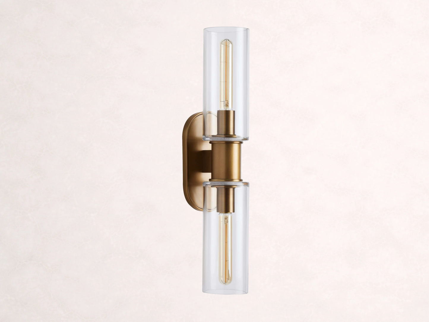 Harlin 2-Light Wall Sconce in Clear
