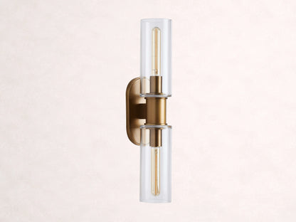 Harlin 2-Light Wall Sconce in Clear