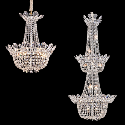 Luxury Empire Branch Crystal Chandelier Pendant Light for Entryway and Foyer - Richardrider