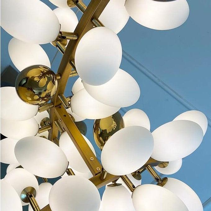 Large Branch Copper Chandelier with Grape Shape - Richardrider