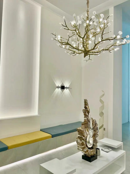 Gemstone Branch Chandelier with Artistic Design for Bedroom or Living Room - Richardrider