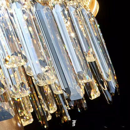 Modern Round/Rectangular Crystal Chandelier Collection For Living Room/Hallway/Dining/Bedroom