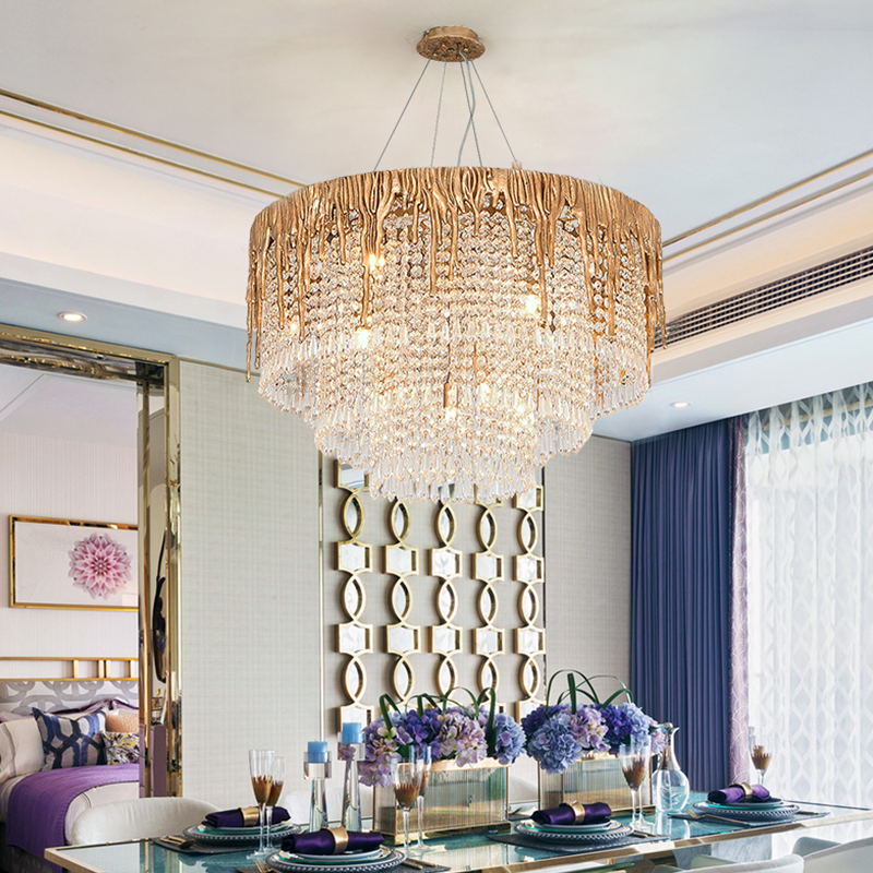 Round Multiple Tier Crystal Chandelier - Richardrider