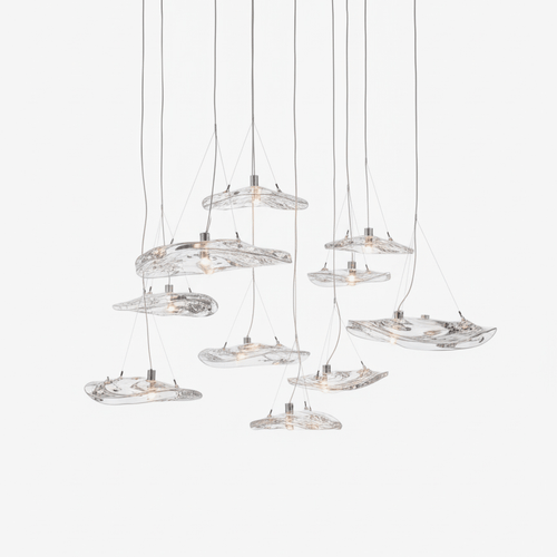 Manta Drift Class Crystal Chandelier