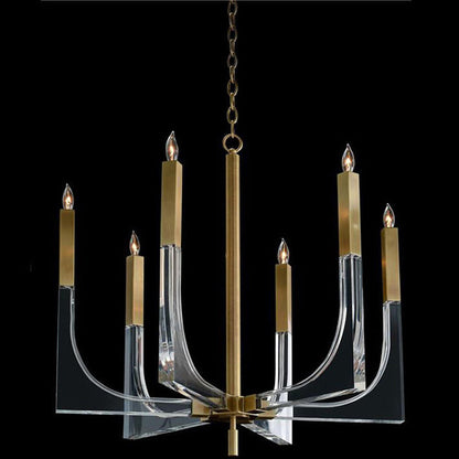 Linear Edge Chandelier