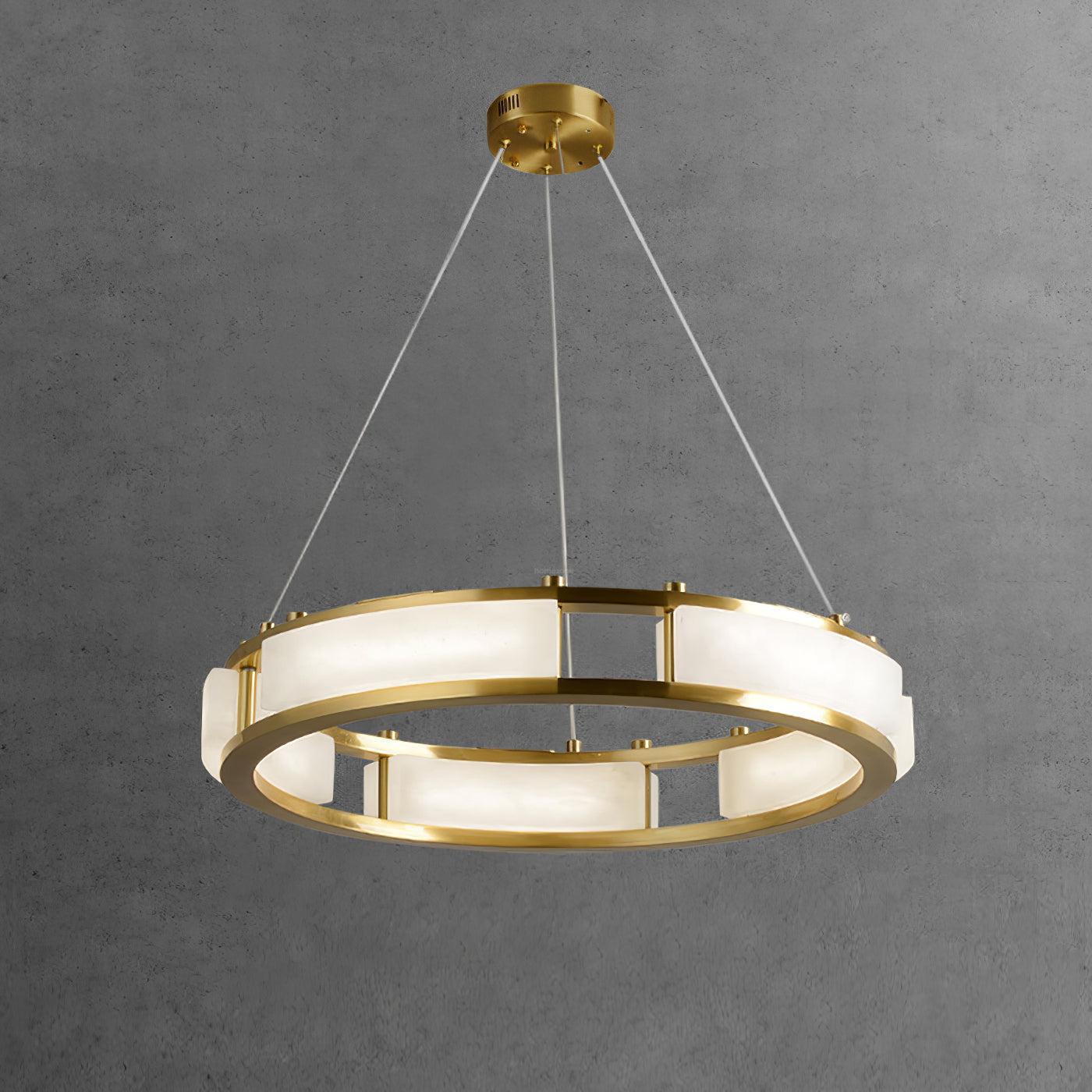 Qatar Alabaster Round Chandelier - Richardrider