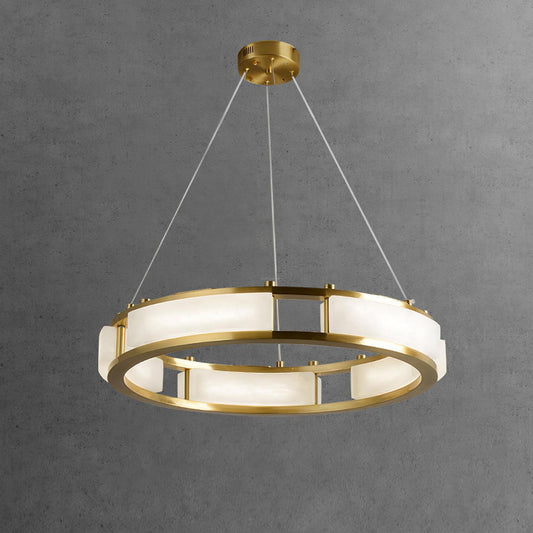 Qatar Alabaster Round Chandelier - Richardrider
