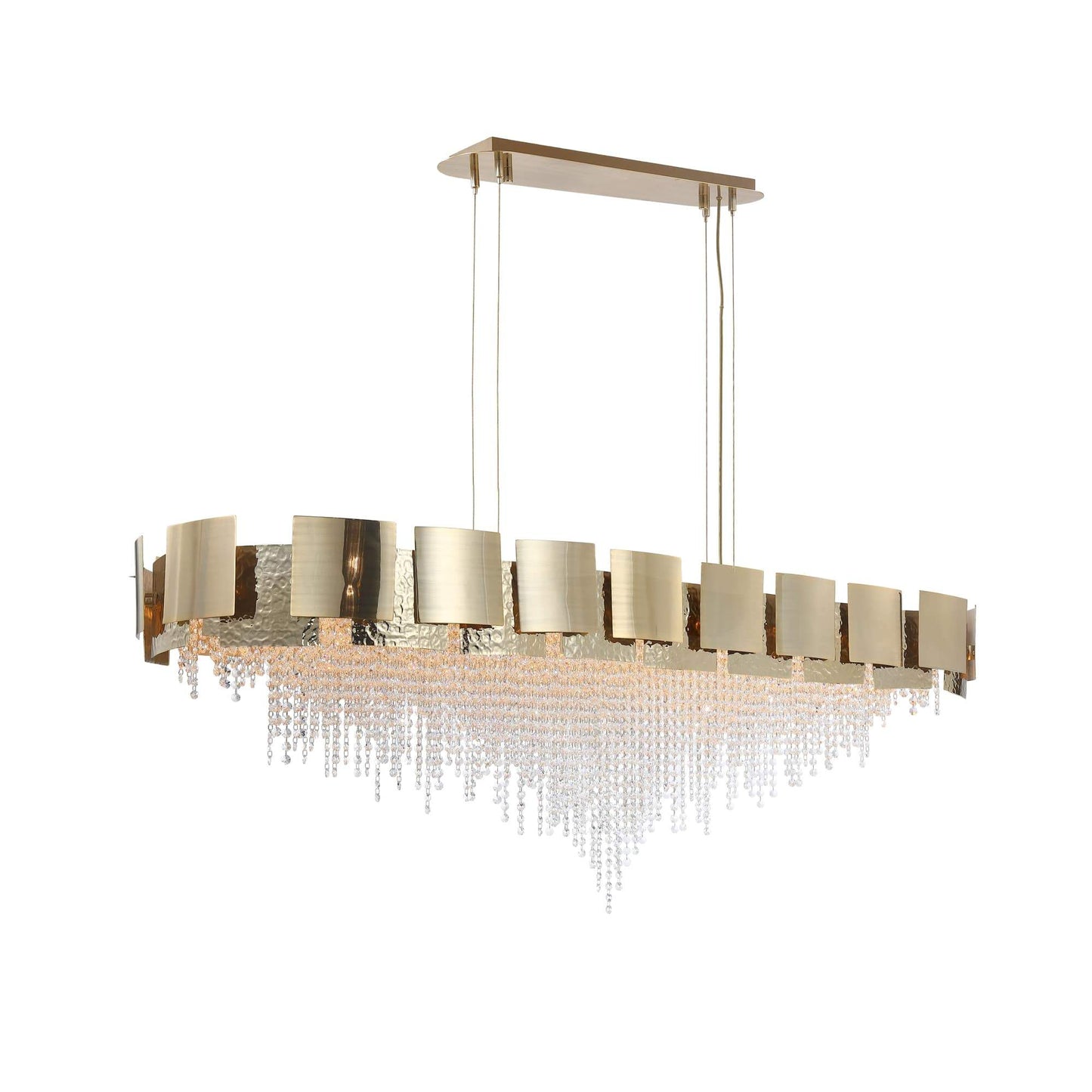 Amadeo Linear Crystal Bead Chandelier - Richardrider