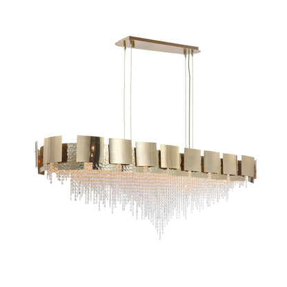 Amadeo Linear Crystal Bead Chandelier - Richardrider