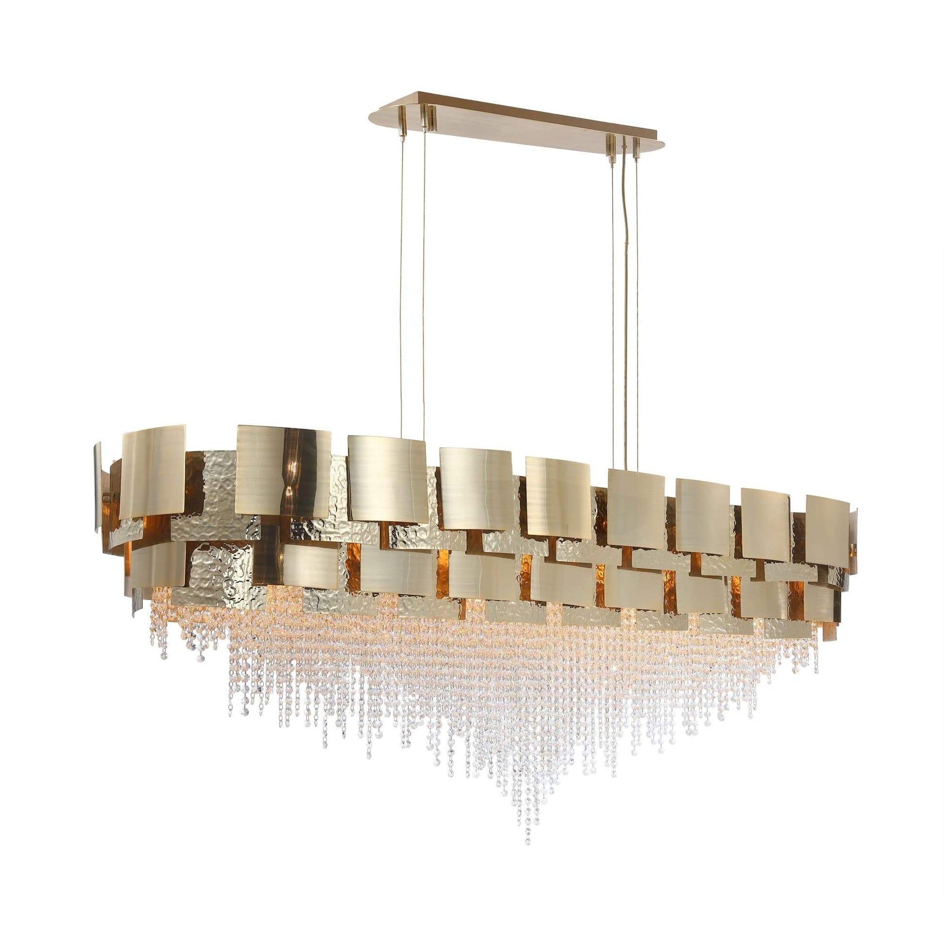 Amadeo Linear Crystal Bead Chandelier - Richardrider