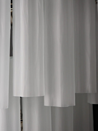 Murano Glass Chandelier – 48 tubes – matte white