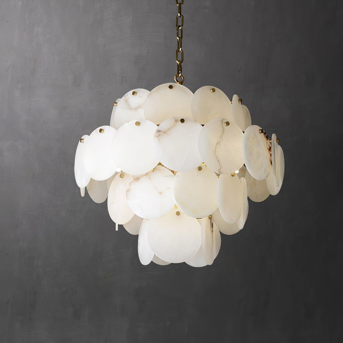 Alabaster Shell Brass Chandelier with 2/3/4/5/6 layer - Richardrider