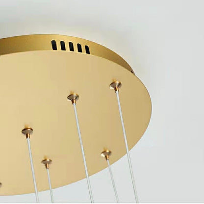 Spiral Staircase Chandelier Modern Style Ceiling Lamp Living Room Lighting Fixture